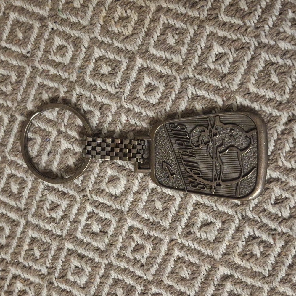 Sagittarius key chain